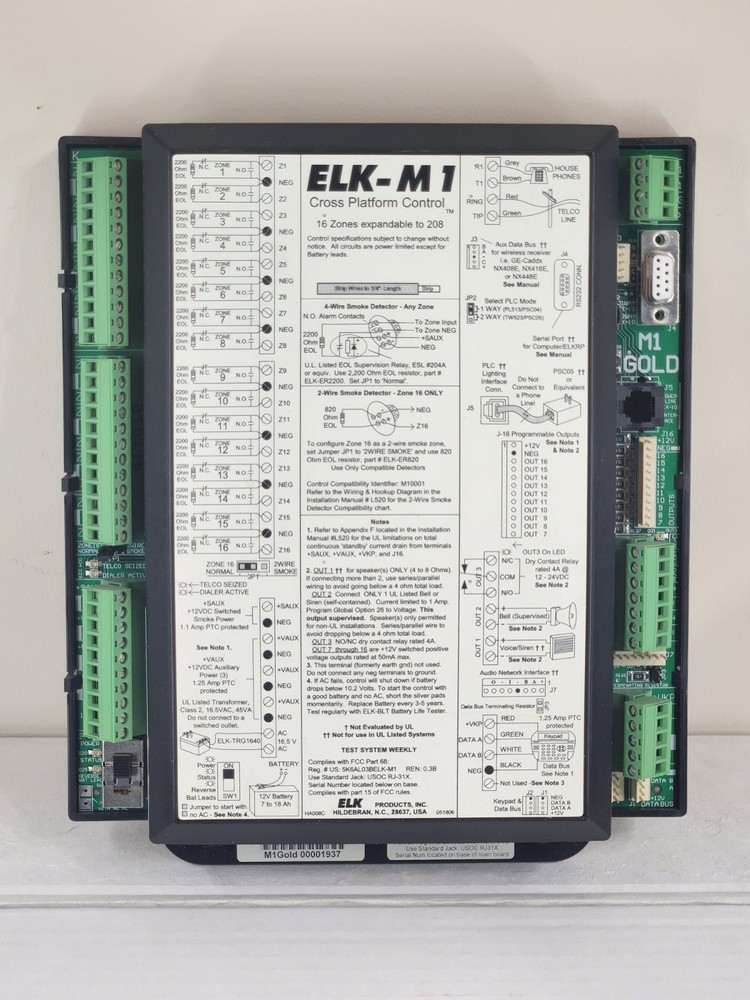 ELK-M1 Gold Security and Automation Control Board