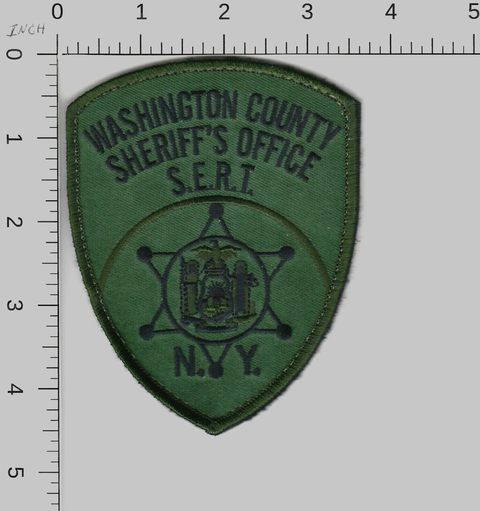 WASHINGTON COUNTY SHERIFF'S OFFICE S.E.R.T. NEW YORK POLICE PATCH HOOK LOOP