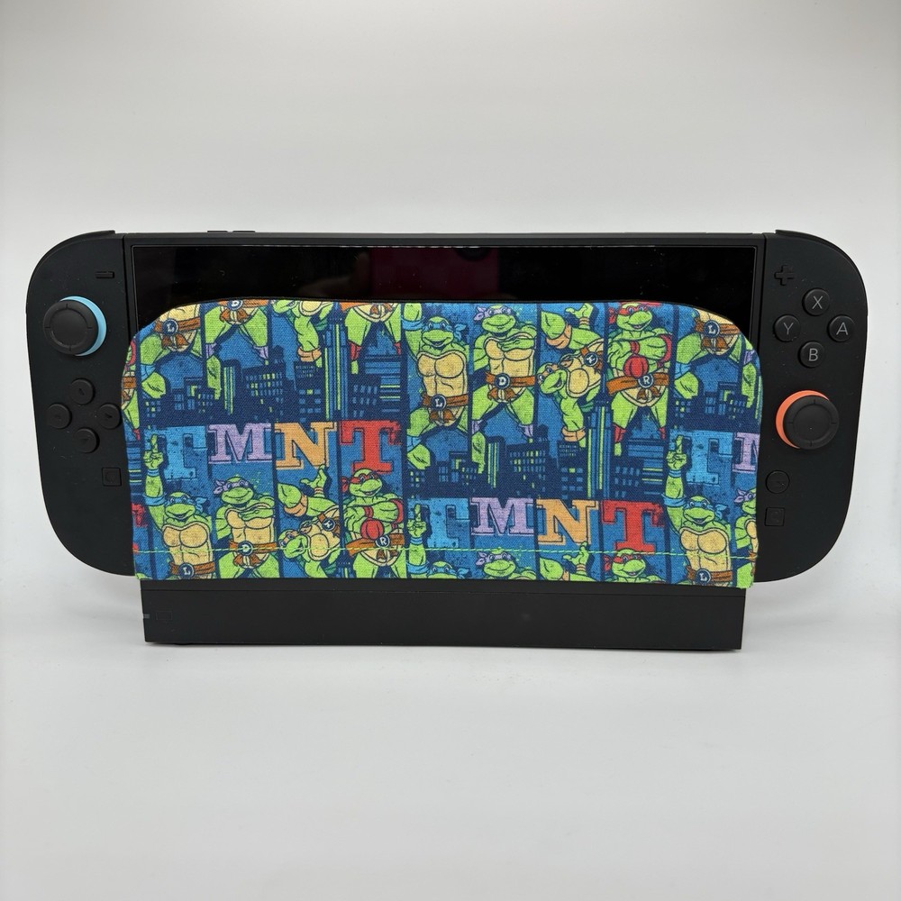 Nintendo Switch 2 Dock Cover Screen Protector Decor Sleeve Ninja Turtles TMNT