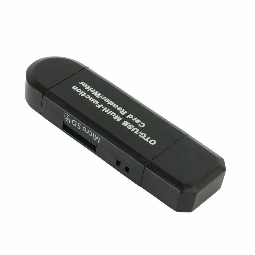 Micro USB OTG to USB 2.0 Adapter SD/Micro SD Card Reader With Standard USB Male