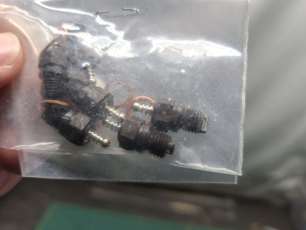 6 NOS Vintage Glow Plug Gas Model Airplane RC Engine Unknown Make