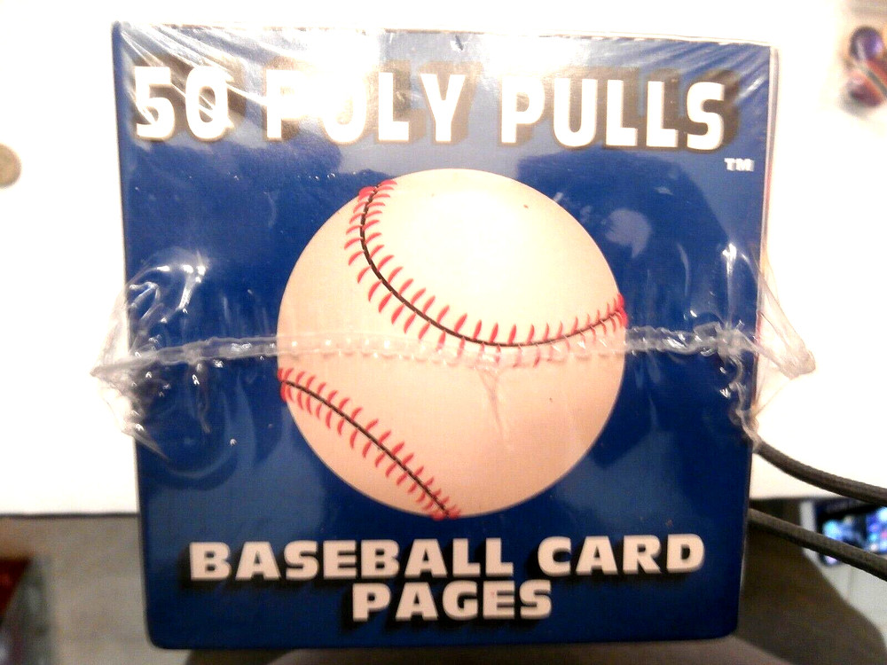 TREAT GOLD BASEBALL CARDS POLY PULLS 9-POCKET CLEAR PAGES