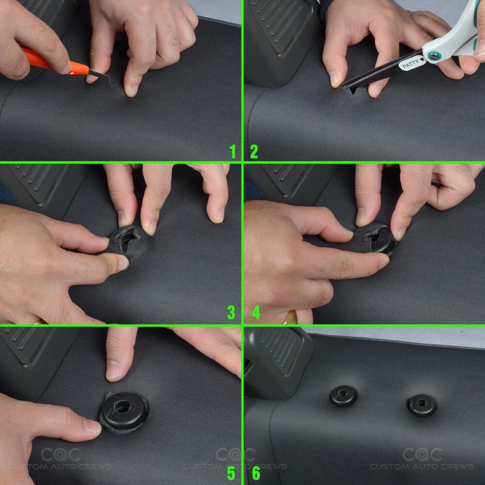 IGGEE CUSTOM SEAT COVERS FOR BMW Z4 2003-2008 BLACK FULL SET