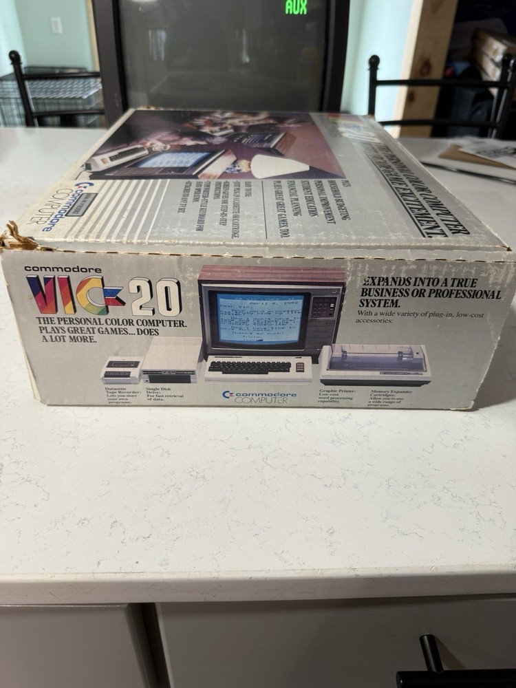 Commodore VIC20 Computer CIB Tested Working W Box Manuals Retro Vintage PC