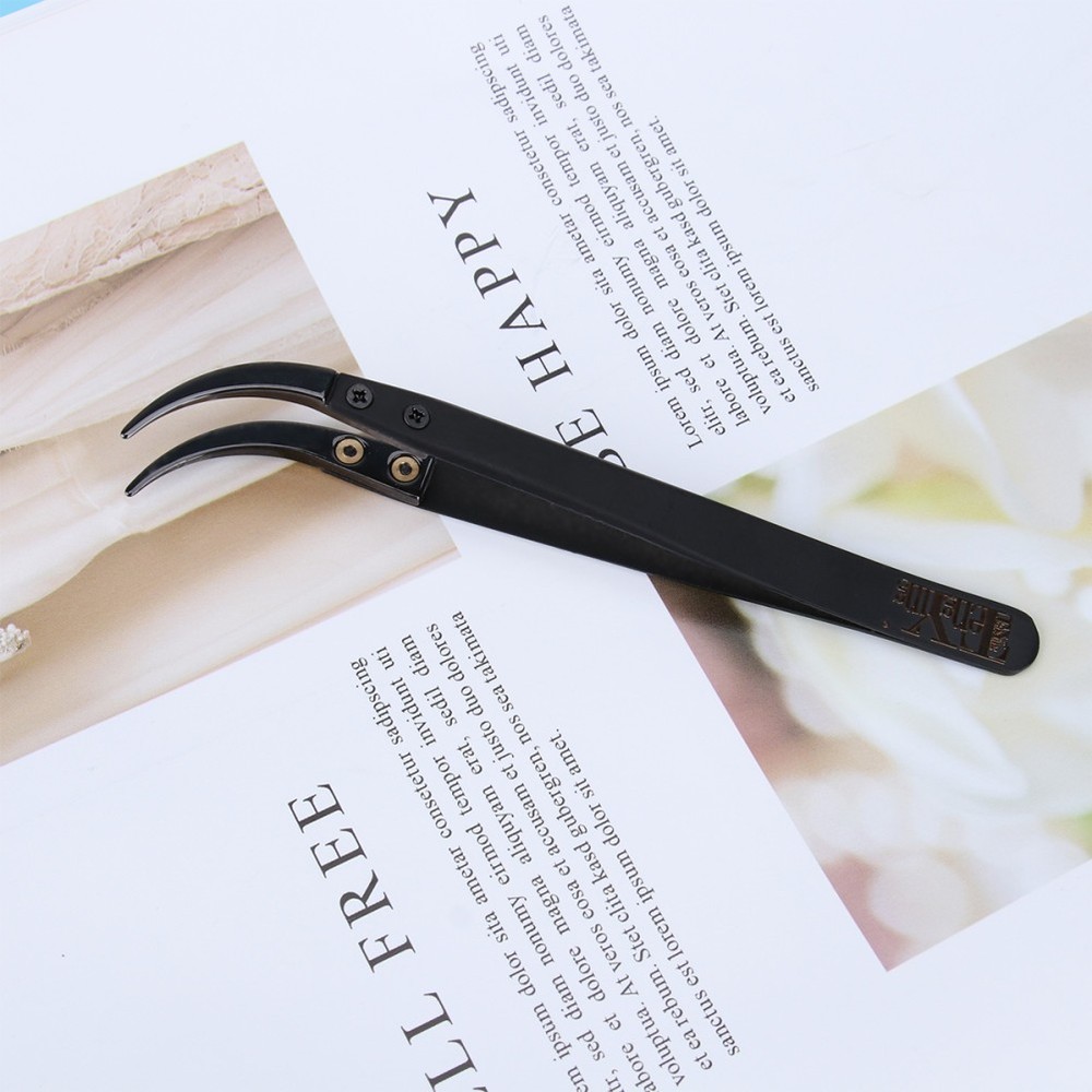 Smd Tweezers Curved Pointed Precision Ceramic Reverse Solder Angled