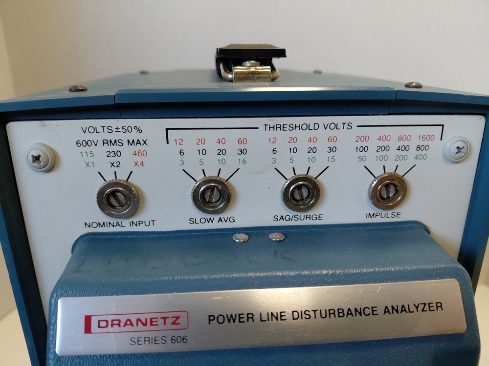 DRANETZ SERIES 606 UNIVERSAL DISTURBANCE ANALYZER With Printer