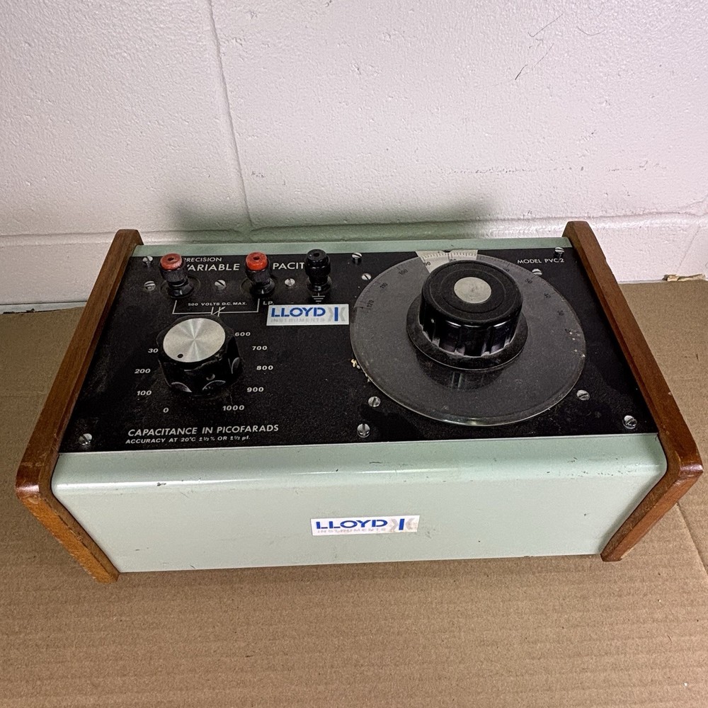 Lloyd Instruments Ltd (Jay Jay) Precision Variable Capacitor PVC 2 Guaranteed