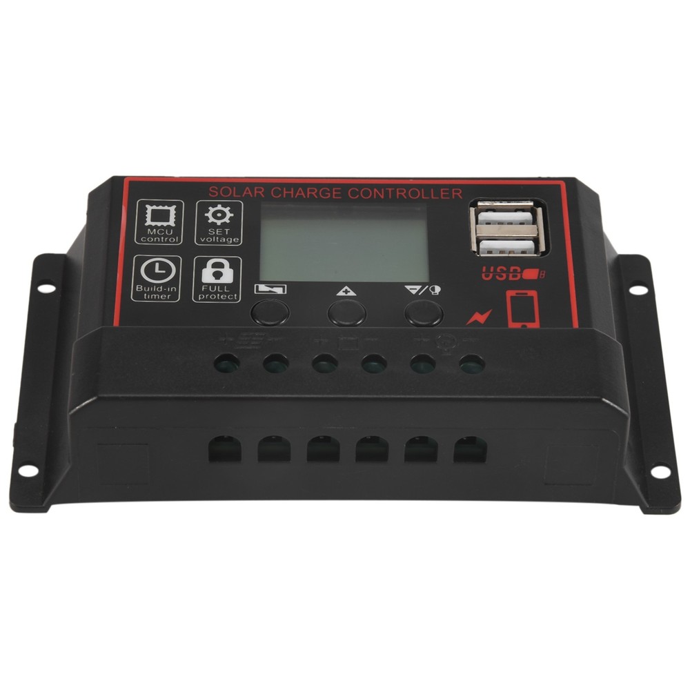 100A Solar  Controller Solar Panel Controller 12V 24V LCD Display Solar7194