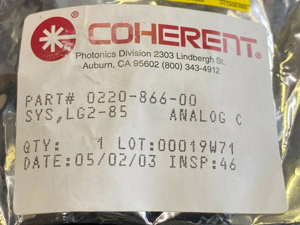 COHERENT 0220-866-00 LASER MODULE