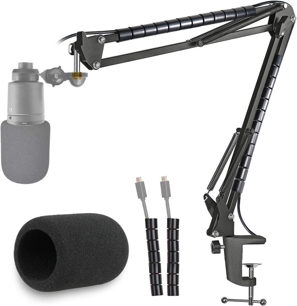AT2020 Microphone Stand with Pop Filter Compatible with Audio-Technica AT2020 AT