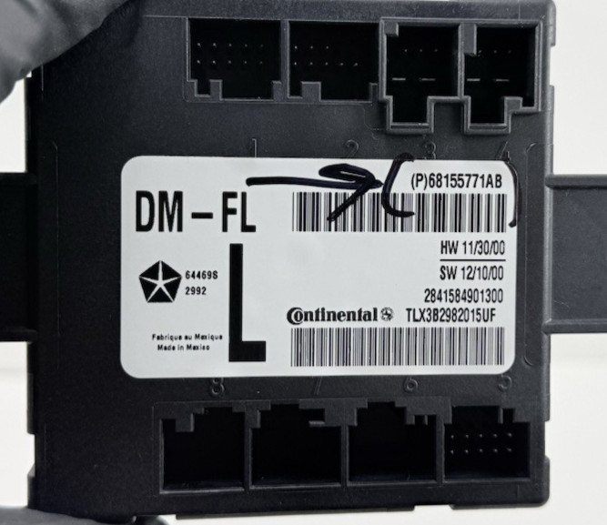 2011-2014 Chrysler 300 Left Front Driver Side Door Control Module 68155771AB OEM