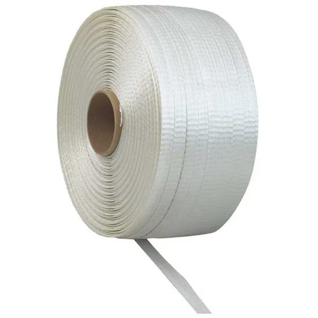 Plastic Strapping, Hg, White, 7800 Ft. L, 40Tp73