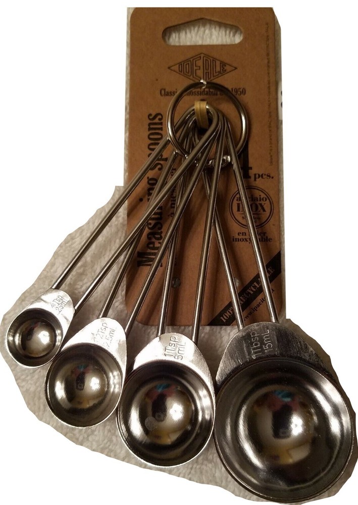 Ideale 1950 4pc Stainless Measuring Spoons