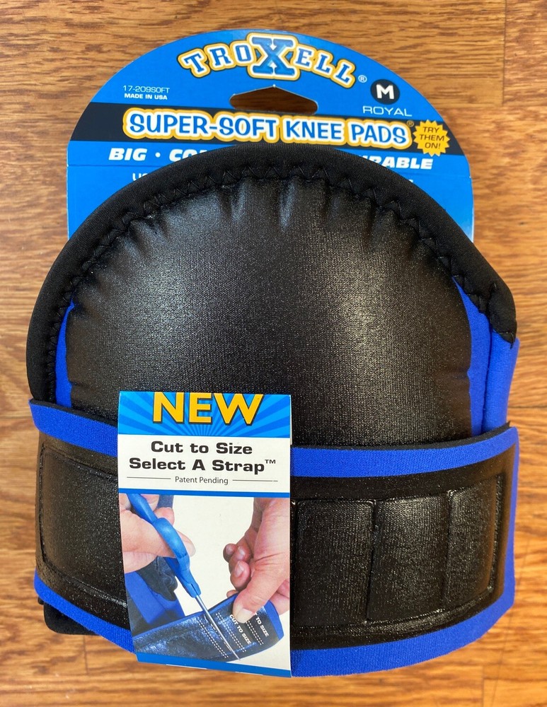Troxell Royal Blue SuperSoft Regular Flooring Kneepads