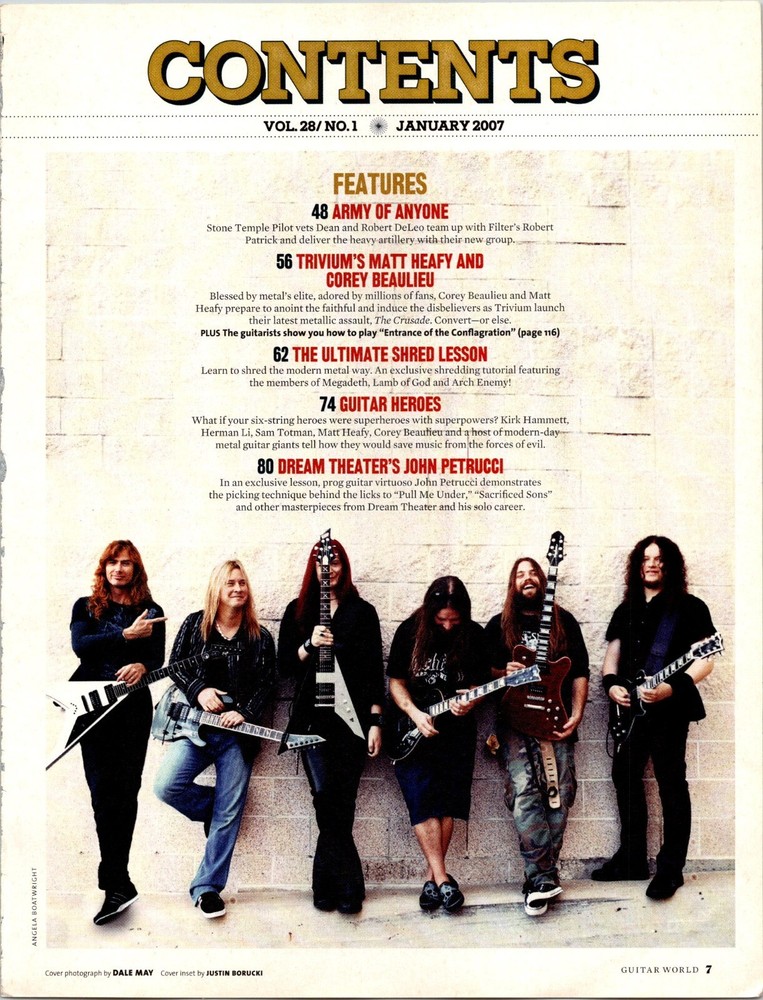 Guitar World  Features Original Print Ad