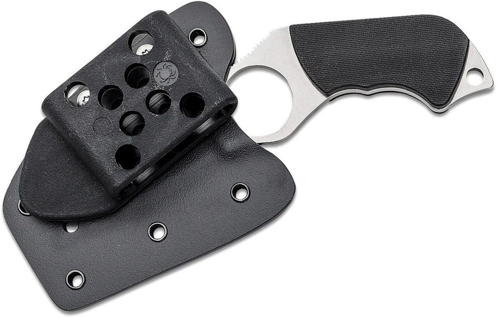 Spyderco Swick 6 Small Hole Fixed Blade Neck Knife 2.73" Plain Edge