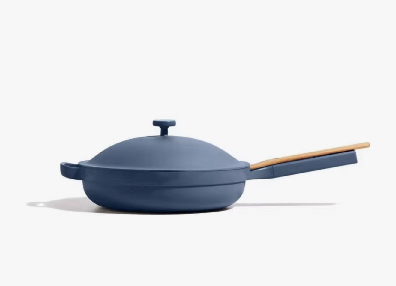 Our Place LARGE Always Pan 12.5” Ceramic Nonstick Pan w Lid Blue Salt