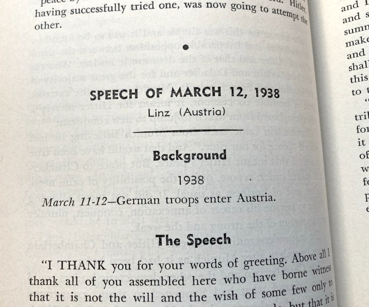 MY NEW ORDER-WWII-ADOLF HITLER's SPEECHES-RARE TRUE 1st Ed-1st Pr-1941-DJ-CLEAN