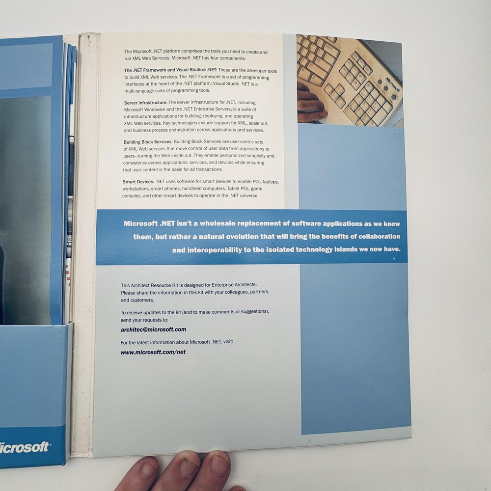 Vintage Microsoft .NET Architect Resource Kit CD Training Tutorial Guide