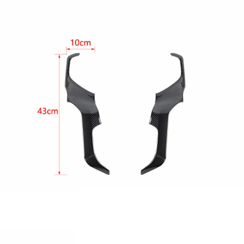 Center Console Navigation Screen Side Panel Trim Cover For Ram 1500 19-25Carbon