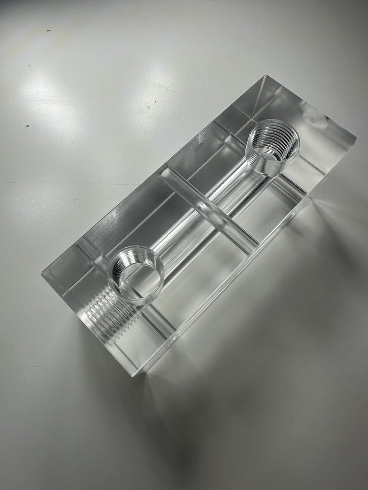 1/2” Clear Softwashing Manifold 2 Port