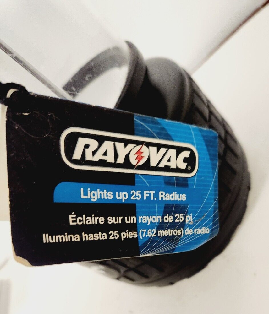 RAYOVAC LIGHTS UP 25 FT RADIUS USED AS IS