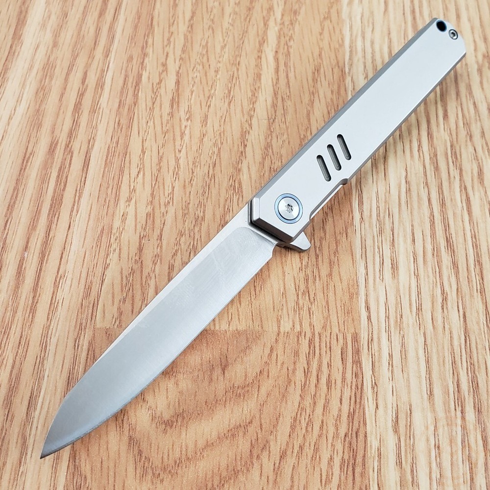 Rough Ryder Linerlock Folding Knife 2.75" D2 Tool Steel Blade Stainless Handle
