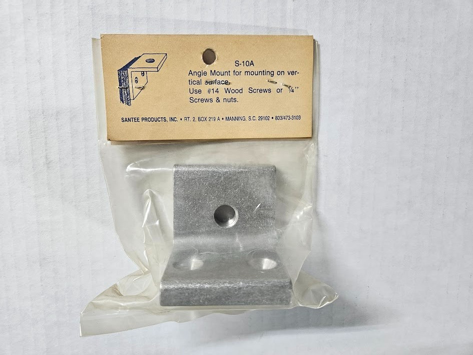 The Santee Special S-10A Mounting Base Angle Mount for Vertical Surface Mounting