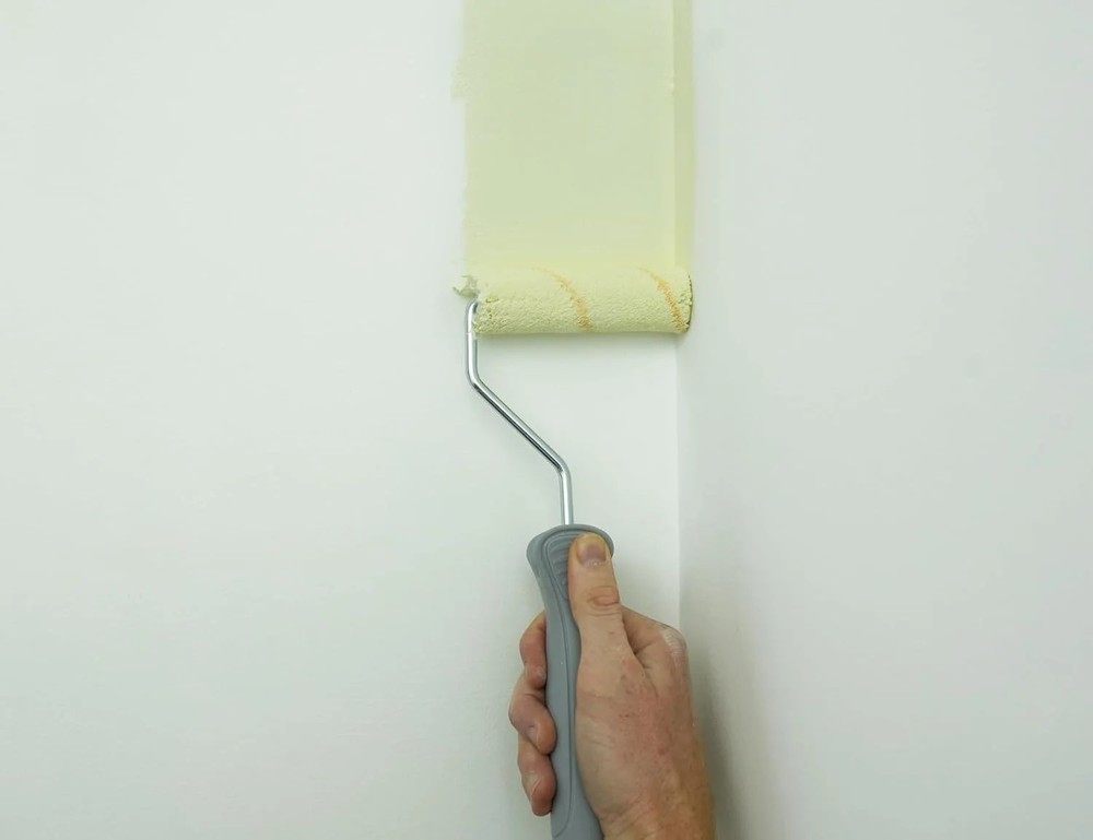 Paint Roller Kit with Extension Pole - 9 Inch Paint Roller with Tray,
