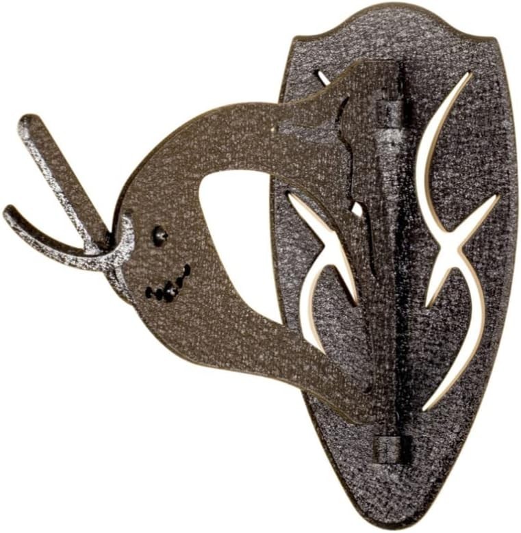 Customizable Big Hooker Trophy Mount for Large & XL Skulls - Graphite Black