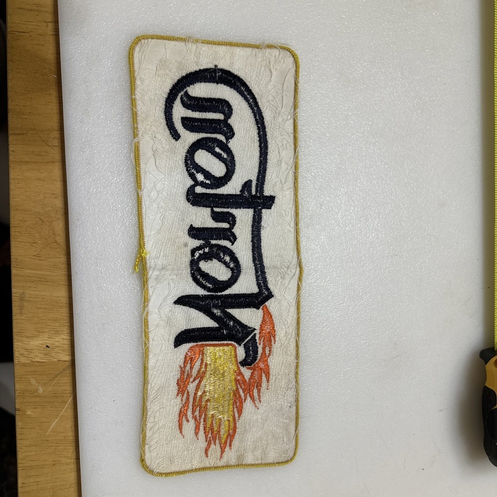 Extra Large 10 1/2” Vintage Norton Motorcycle Patch Commando NOS. Rare