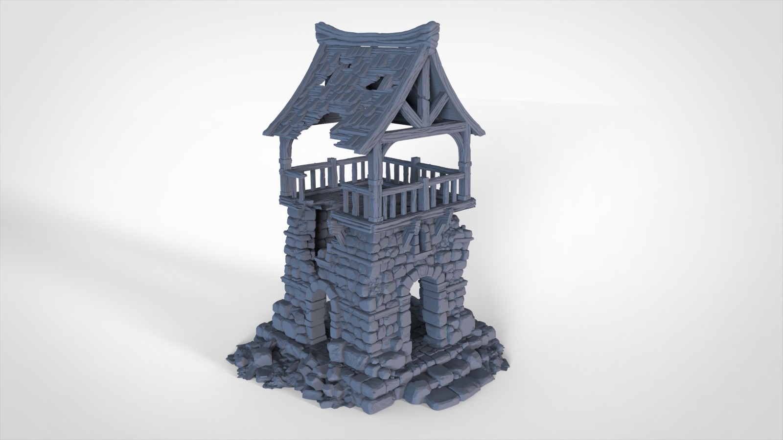Watch Tower - Fantasy Wargaming Terrain 28mm - Mordheim, frostgrave etc