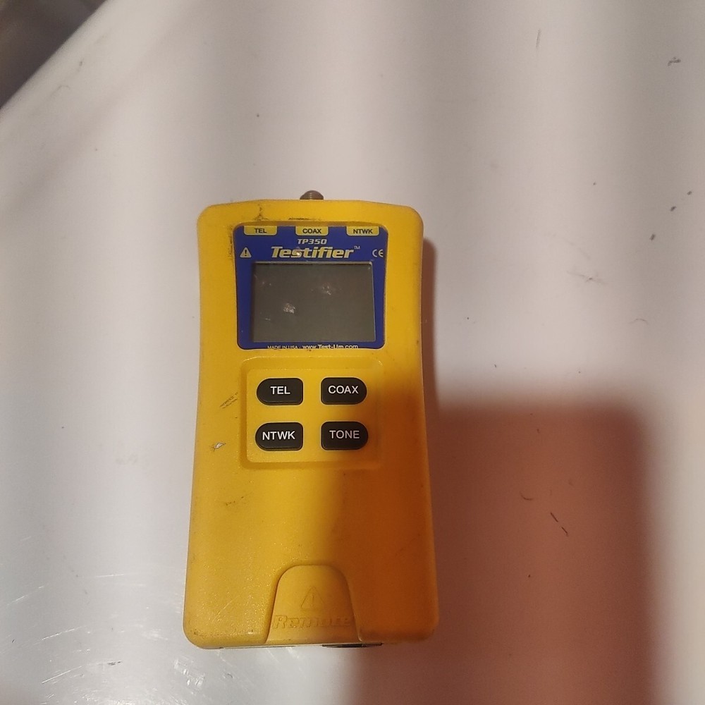 Test-um Testifier TP350 Tested NEED Battery