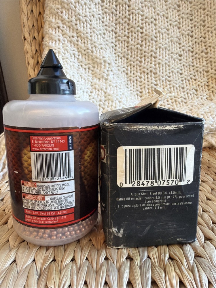Copperhead BB BB's Open Milk Carton 5000 Count + 6000 Easy Poor Container 5lbs