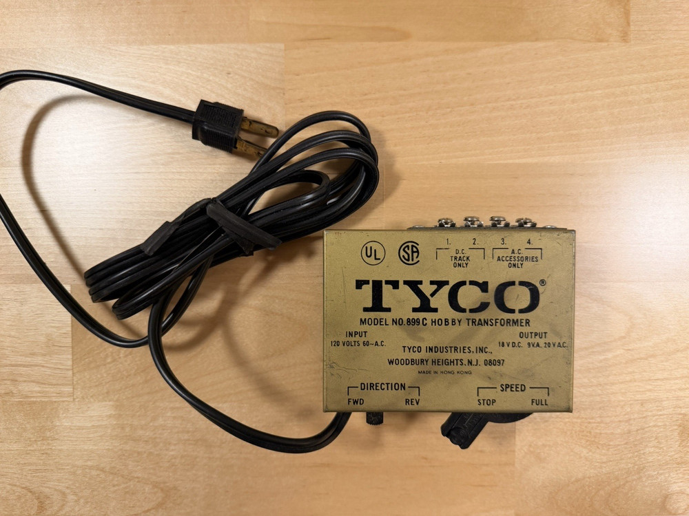 Vintage Tyco Model 899C HO Transformer Power Pack