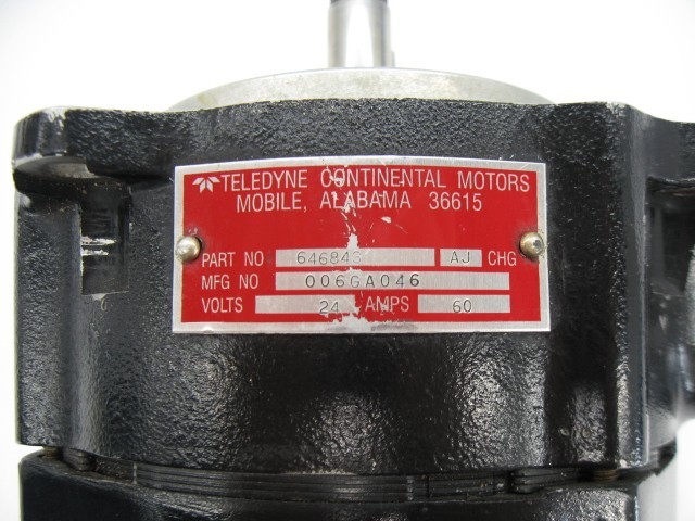 Teledyne Alternator - PN: 646843