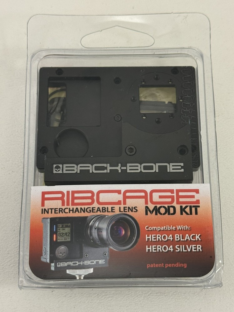Modified Ribcage Mod Kit Installed for Hero4 Black Silver
