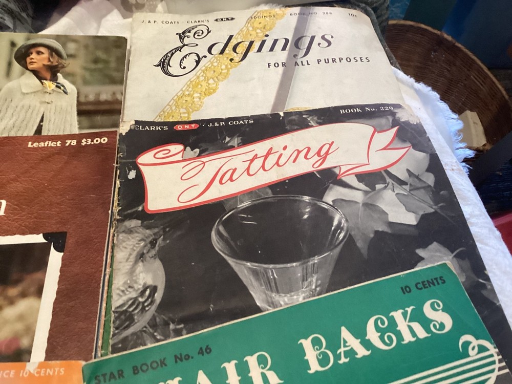 11 Vintage Crochet Instruction/Pattern Booklets