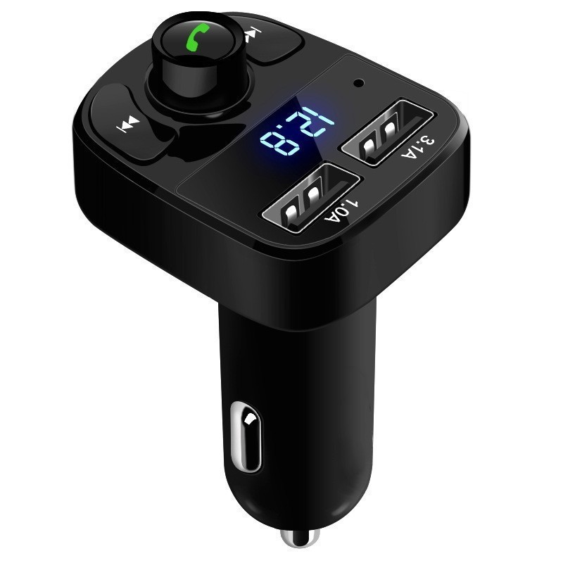 X8 Bluetooth FM Transmitter Car MP3 Player Micro TF Card Handsfree Dual USB