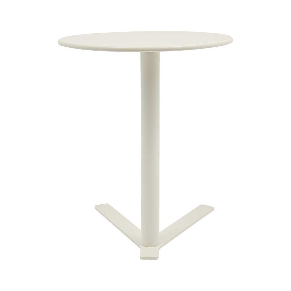 Side Table for Small Spaces, 48*56cm Couch End Table, 22in Height