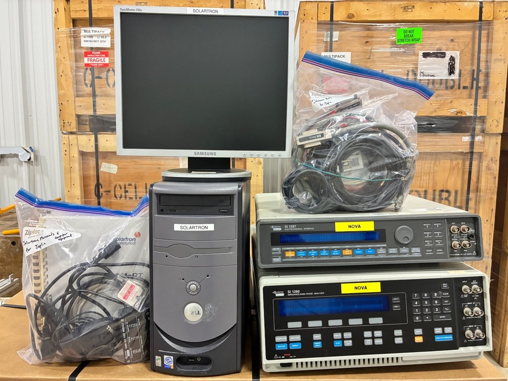 Solartron SI 1287 Electrochemic Interface, SI 1260 Impedance/Gain-Phase Analyzer