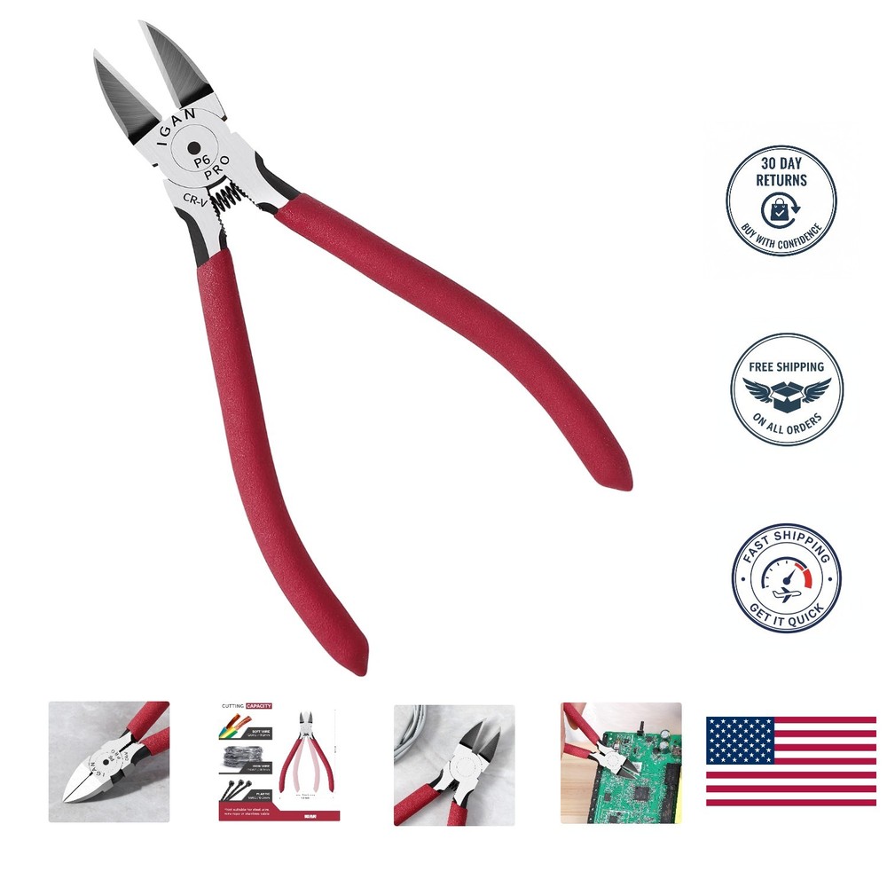 Lightweight & Durable P6 Flush Cutters – Effortless Cutting for Professionals