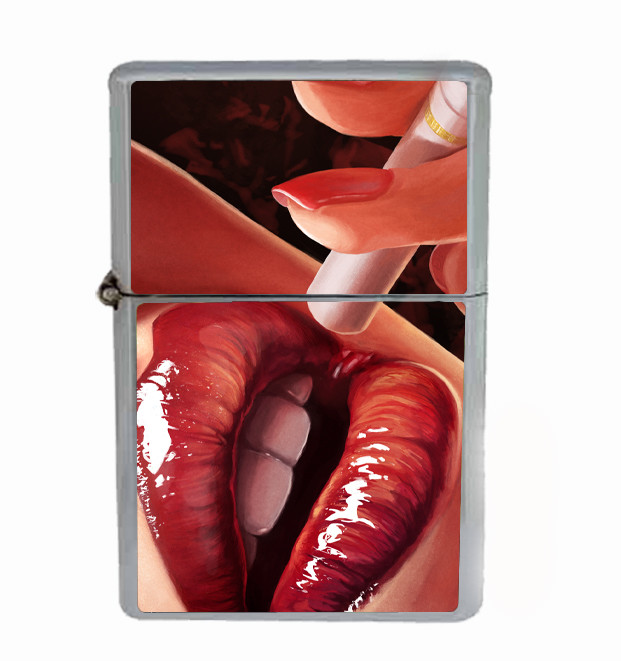 Lips Rs1 Flip Top Oil Lighter Wind Resistant