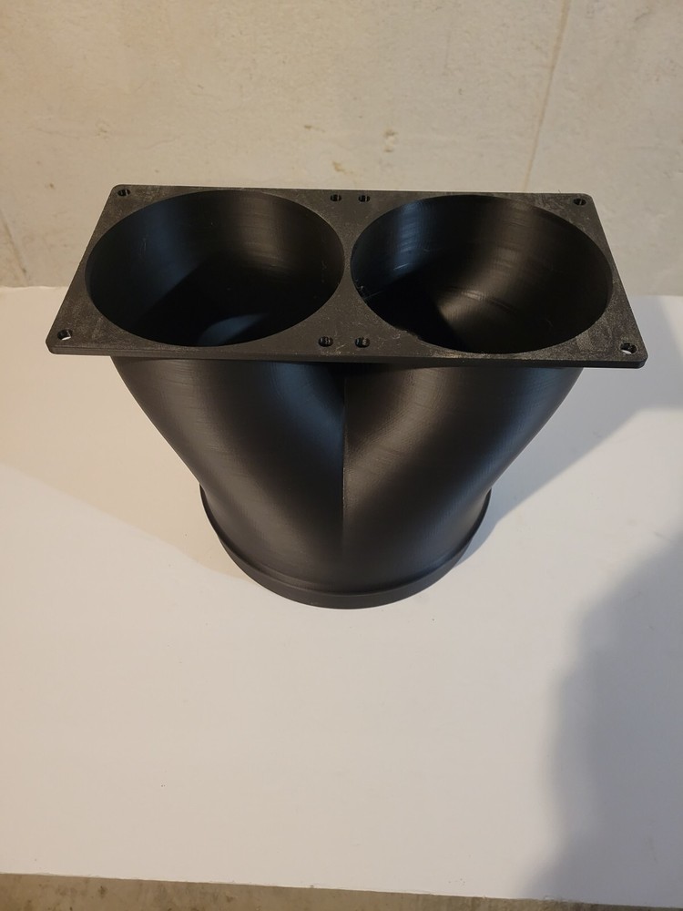 Bitmain S21 Pro Shroud 8" Low restriction (Long radius exhaust adapter)