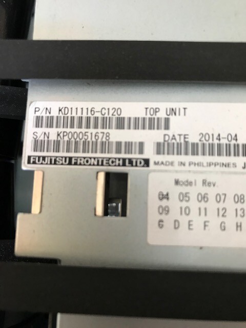 Fujitsu Frontech BDU cash collector ???