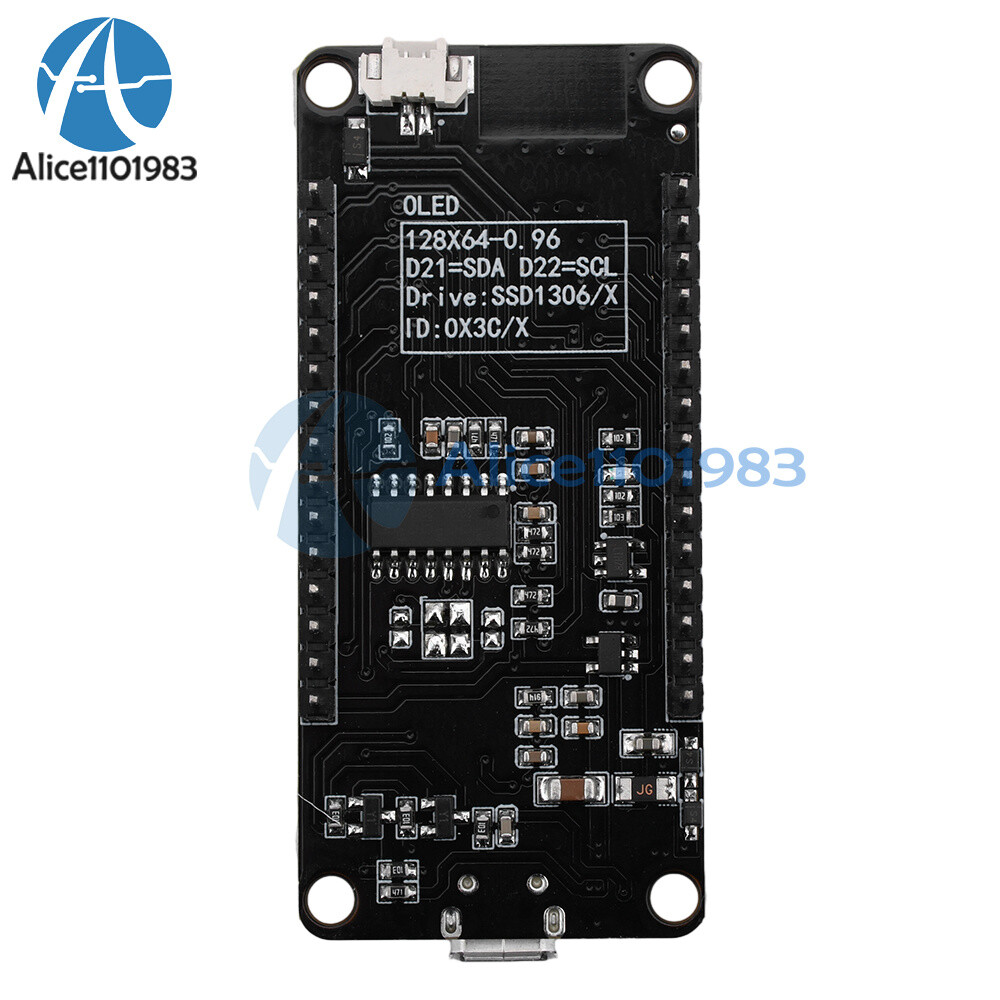 0.96" ESP32 ESP-WROOM-32D WIFI Bluetooth Development Board OLED CH340C Module
