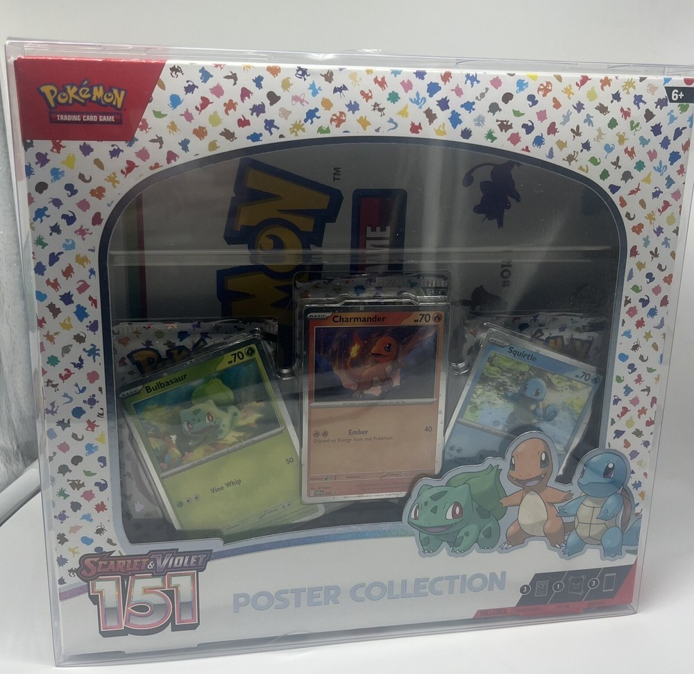 🔥🔥Protecting case for Pokemon 151 Poster Collection🔥🔥