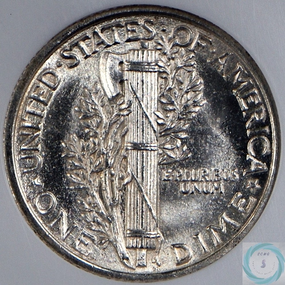1916 "Mercury" Dime NGC MS 65 FB w/CAC - First Year / First Issue!!!