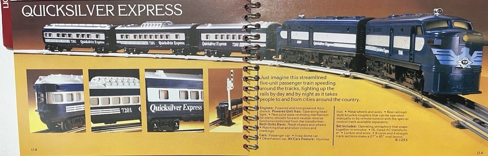 Lionel QuickSilver Express Complete Set O27