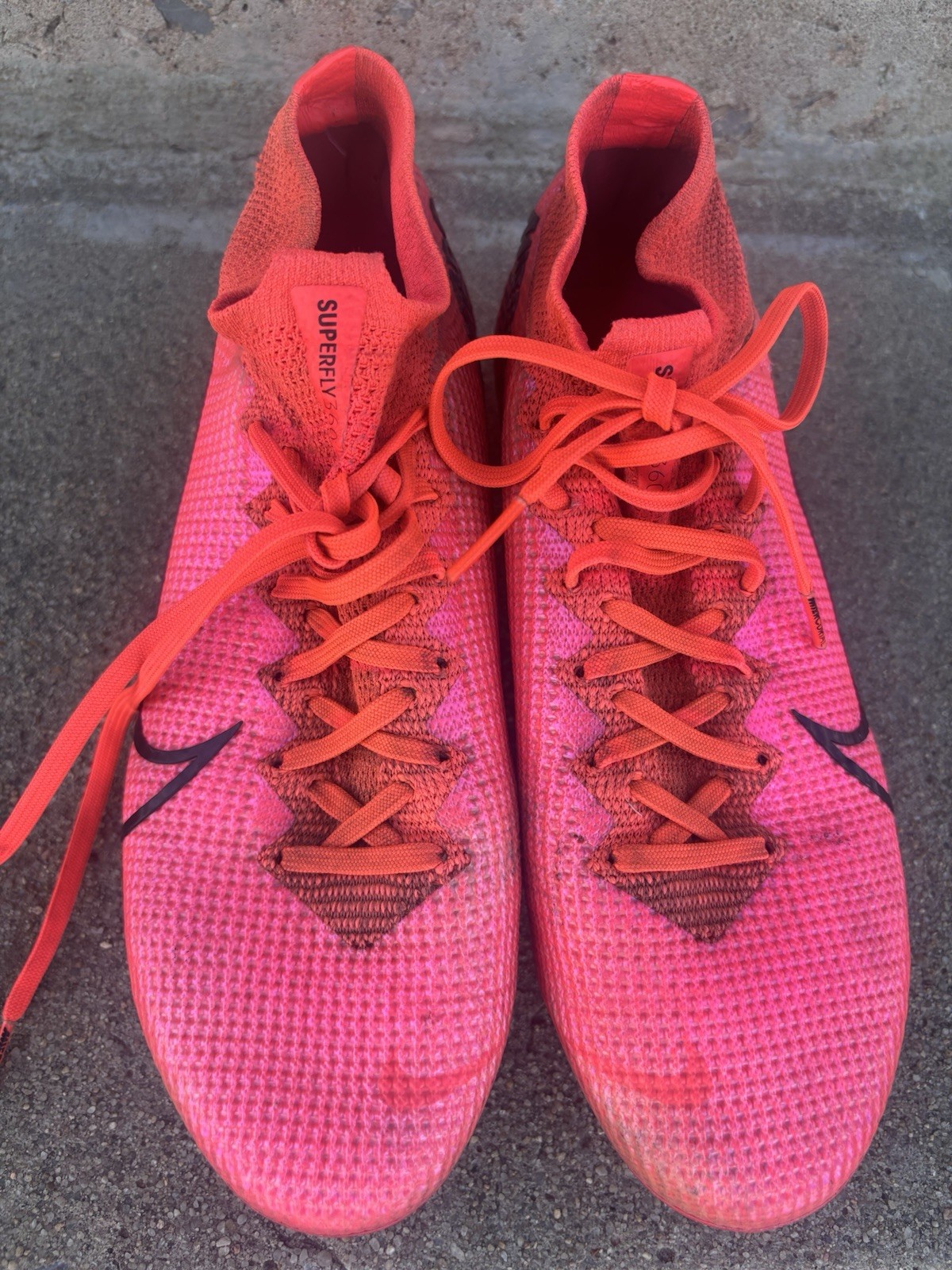 Nike Mercurial Superfly 7 Elite FG Crimson Pink AQ4174-606 5.5 Soccer Cleats